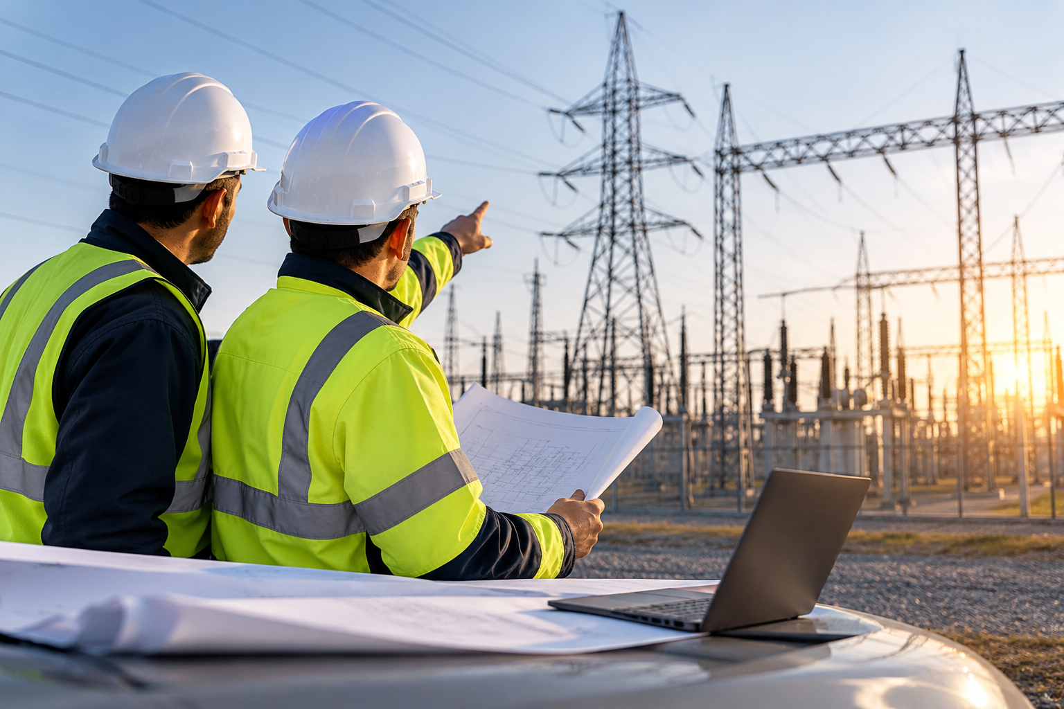 Power system project requiring knowledge of utility work protection code.